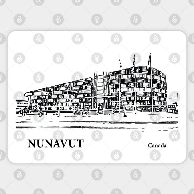 Nunavut Canada Sticker by Lakeric